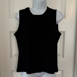 Sleeveless Black Top